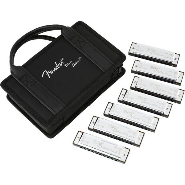 Fender BLUES DELUXE HARMONICAS 7-Pack With Case ハーモニカセット フェンダー