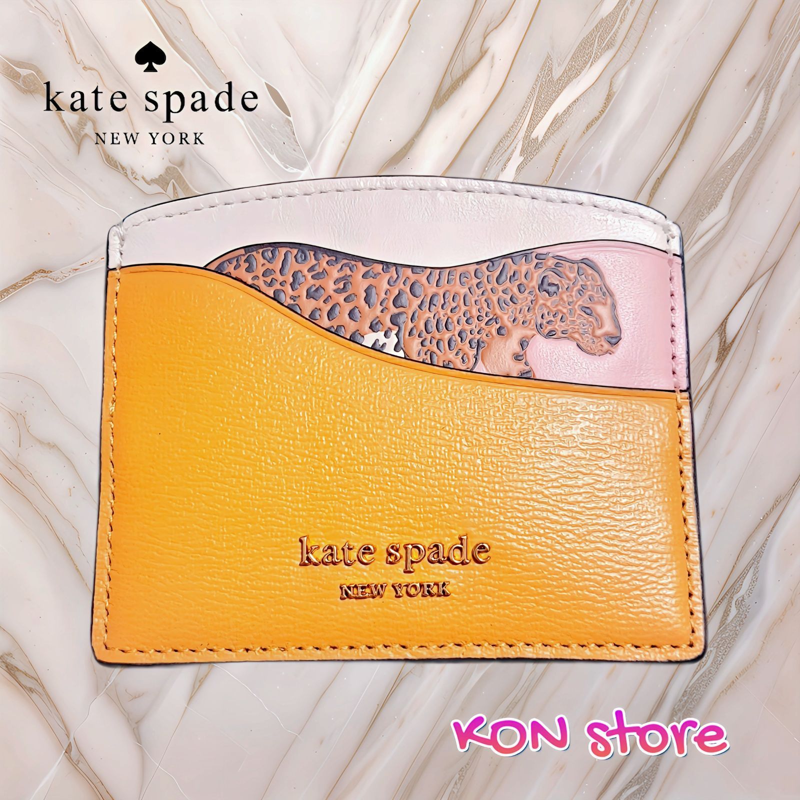 KATE SPADE ケイトスペード パスケース カードケース イエロー K8884