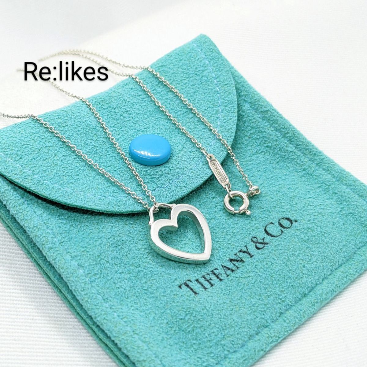ティファニー TIFFANY シルバー センチメンタルハート ネックレス 保存
