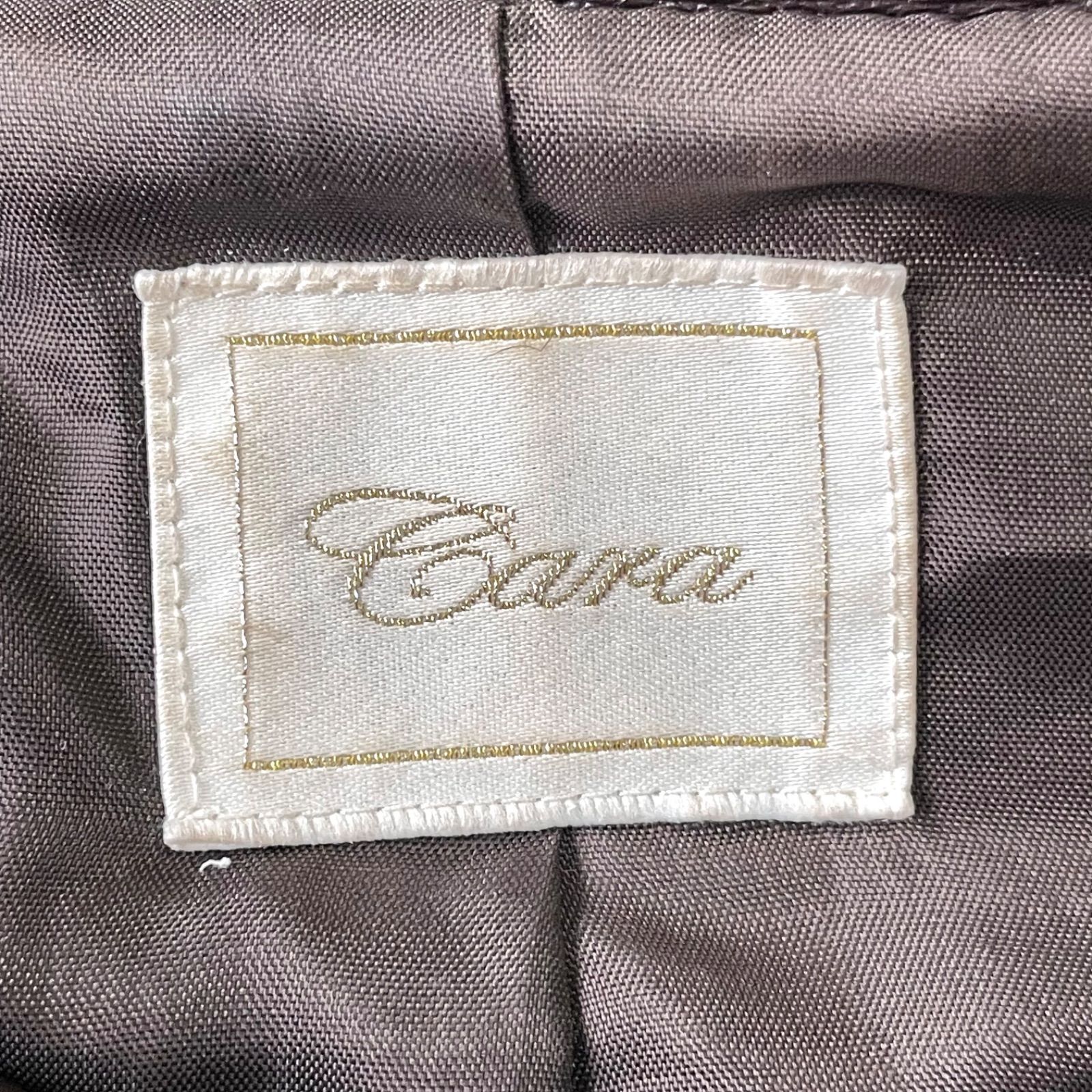 ダブルジップ ダークブラウン