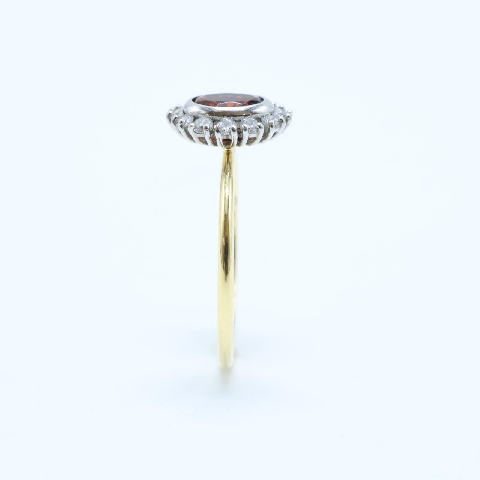 PARCELLE JEWELRY パーセルジュエリー 750 x Pt900 D0.20ct オーバル  