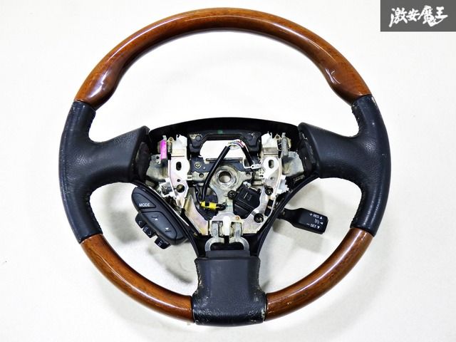 レクサス 純正 UZZ40 40系 SC430 ウッド調 茶木目調パネル コンビネーション ステアリング コンビ 84245-24051 即納 在庫有 棚