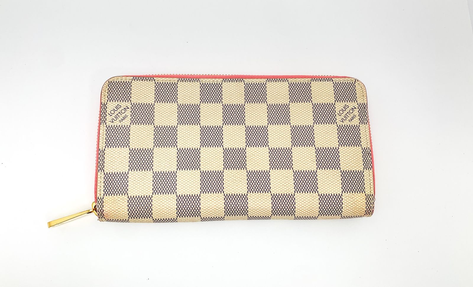 LOUIS VUITTON ルイヴィトン ダミエ・アズール ピンク ローズパパイア