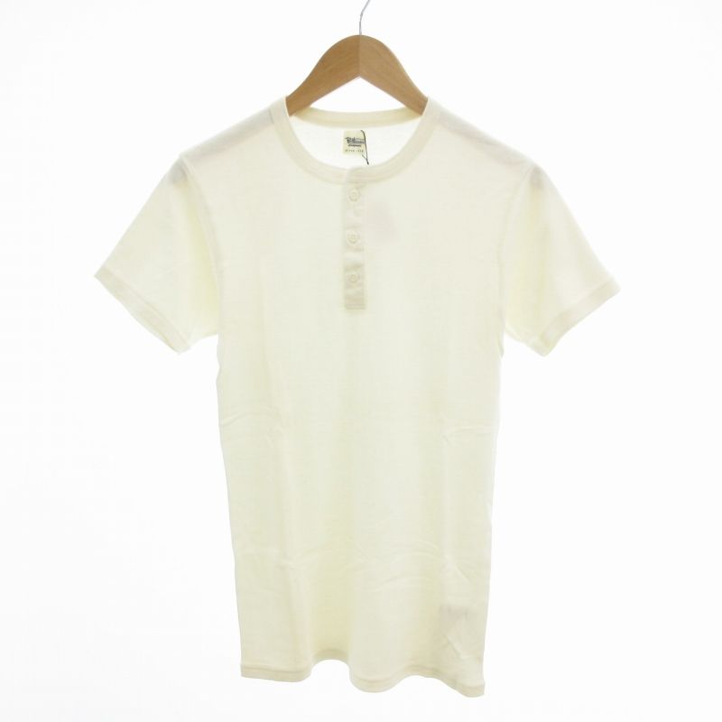 ロンハーマン Ron Herman タグ付き Tシャツ ハーフボタン シルク混 