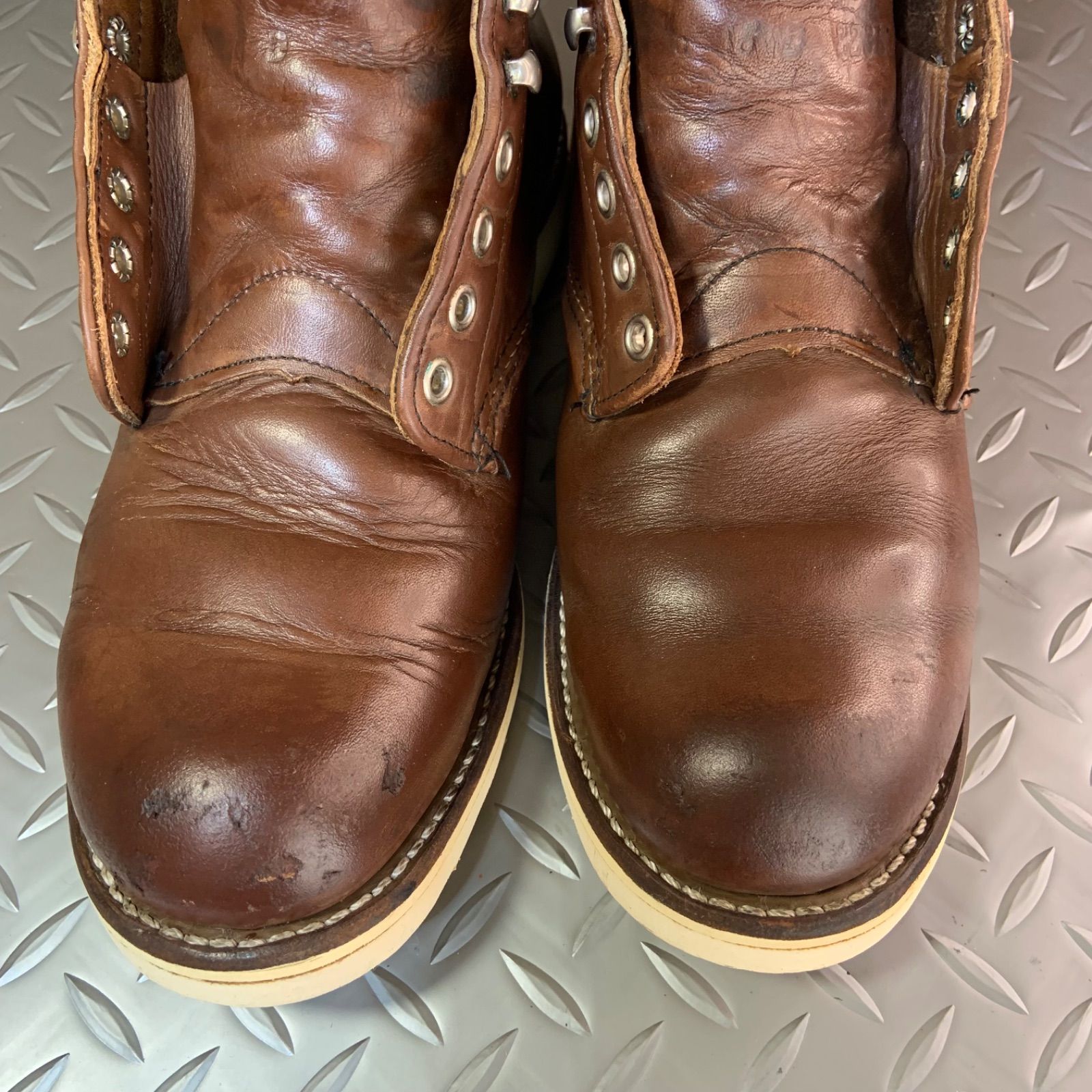 ☆REDWING 8160 チョコレートクローム ワークブーツ 刺繡羽タグ 2000年 