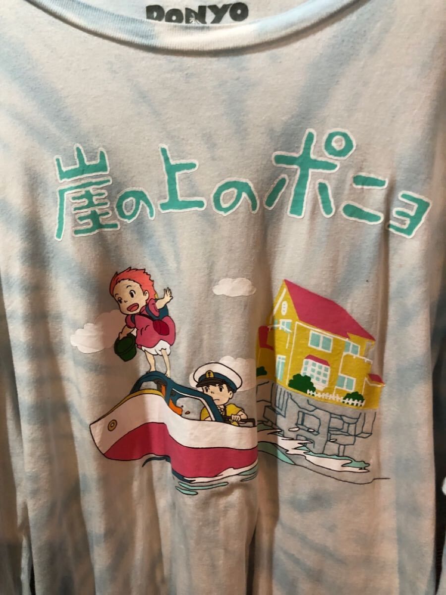 海外限定】PONYO 崖の上のポニョ Tシャツ Lサイズ ヴィンテージ T