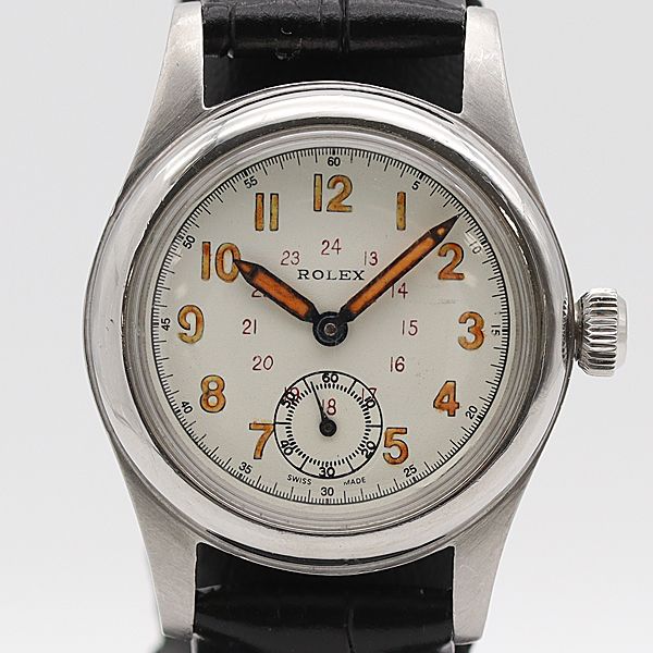 級 稼働 ロレックス オイスター スモセコ 257339 手巻 白文字盤 ボーイズ メンズ腕時計 8544410 9DIT ABC16610 SMZ