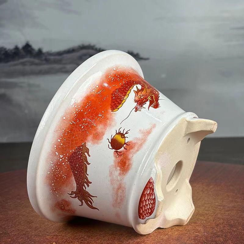 竜騰四海円盆 盆栽鉢 植木鉢 小品盆栽鉢 大品盆栽鉢 竜騰四海円盆 盆栽鉢 植木鉢 小品盆栽鉢 大品盆栽鉢 竜