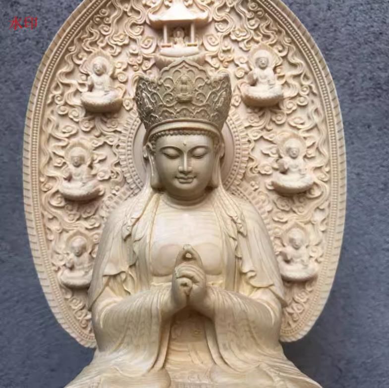 仏教古美術 静座観音菩薩 仏像文化遺産希少文化財 坐禅自在観音