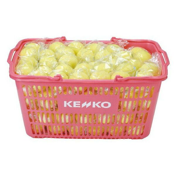 ネーム入れ対象外 ケンコー 公認球 ソフトテニスボールかご入りセット 10ダース ソフトテニスボール 軟式テニスボール