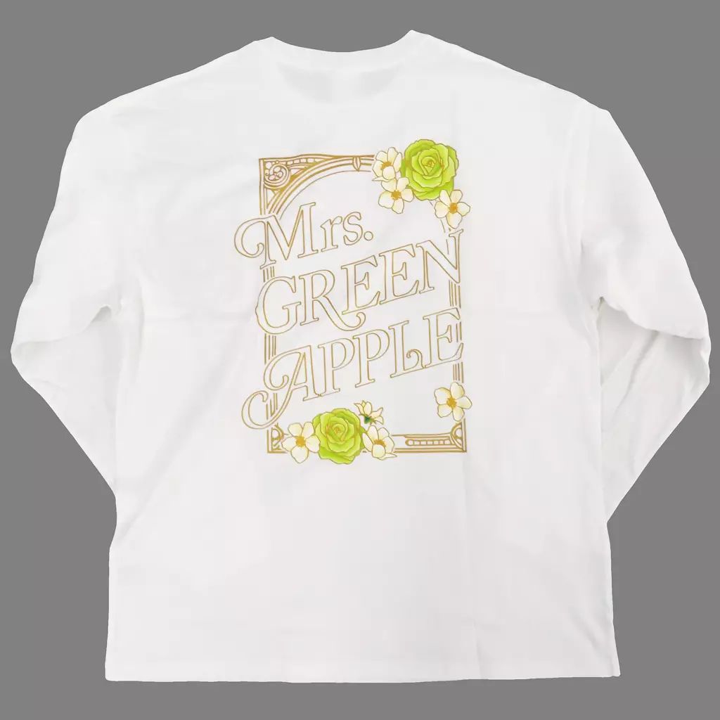 中古】Tシャツ Mrs. GREEN APPLE ロングスリーブTシャツ ホワイト XL
