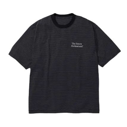 THE ENNOY PROFESSIONAL(ザエンノイプロフェッショナル) 22SS Border TEE  ボーダー Tシャツ ブラック