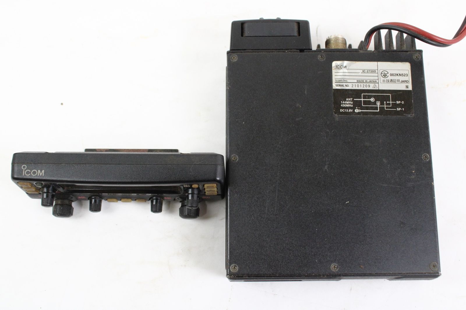 現状品 アイコム IC-2720D デュアルバンド トランシーバー 無線機