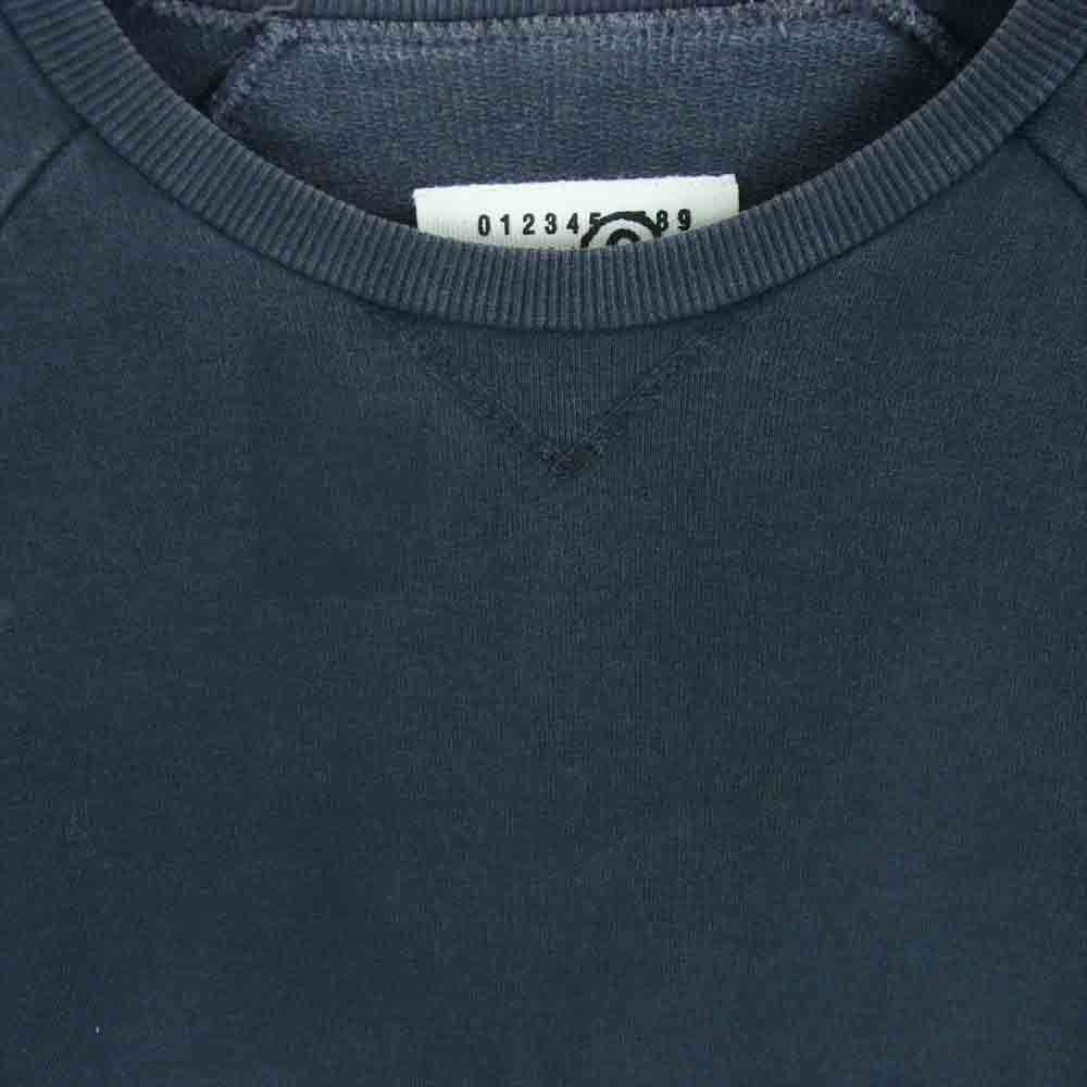 MM6 ダークグレー クロップドスウェット MM6 Maison Margiela