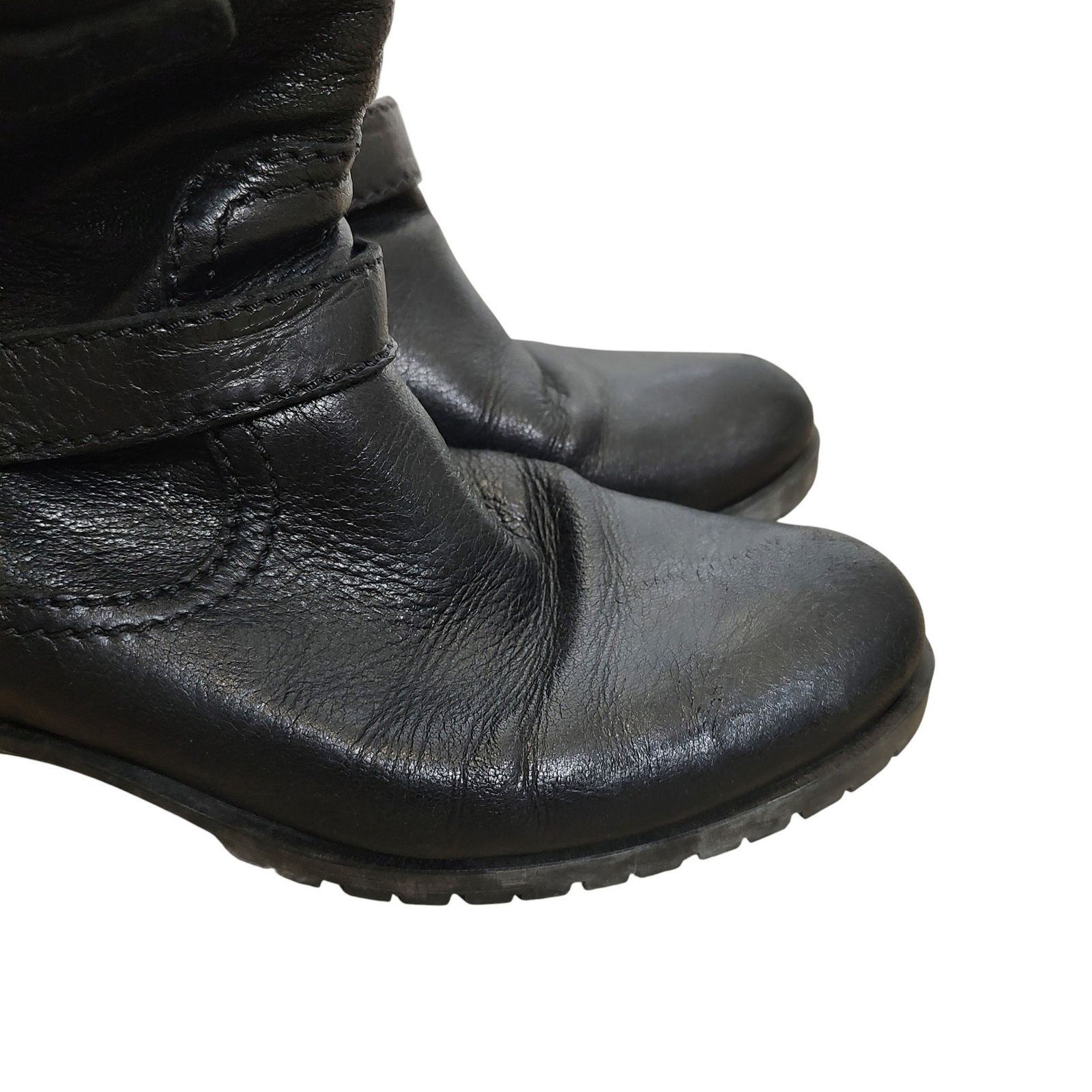 PRADA プラダ ダブル ベルト エンジニア ブーツ 38 F レディース KIN-KAAI_COM