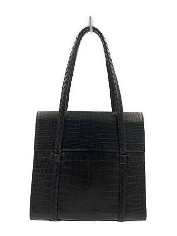 BALLY バリー クロコ型押し レザー ハンドバッグ - メルカリ