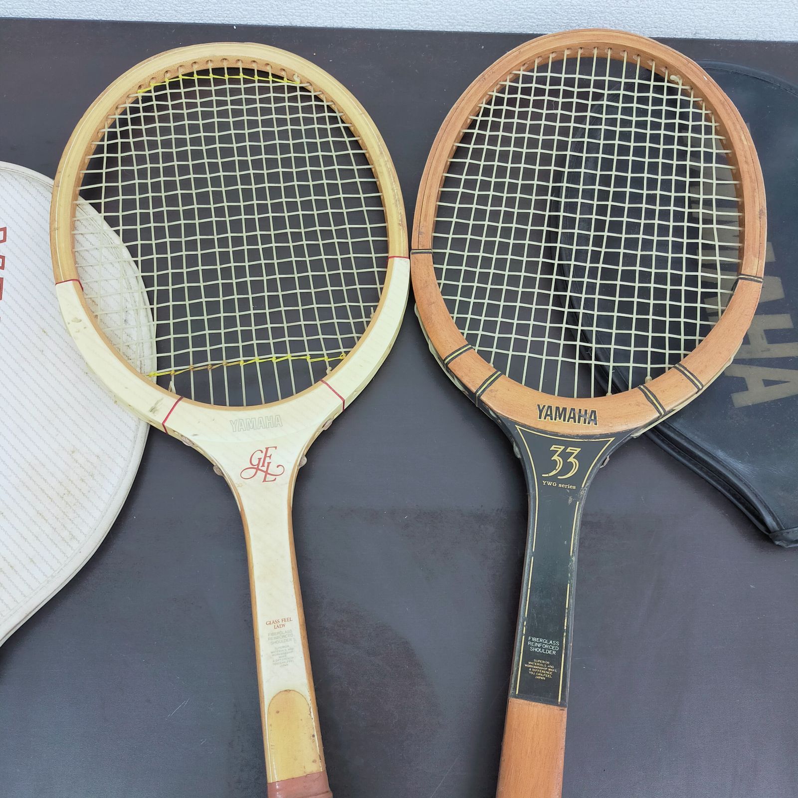 Kawasaki【木製テニスラケット】2本 KAWASAKI 木製ラケット