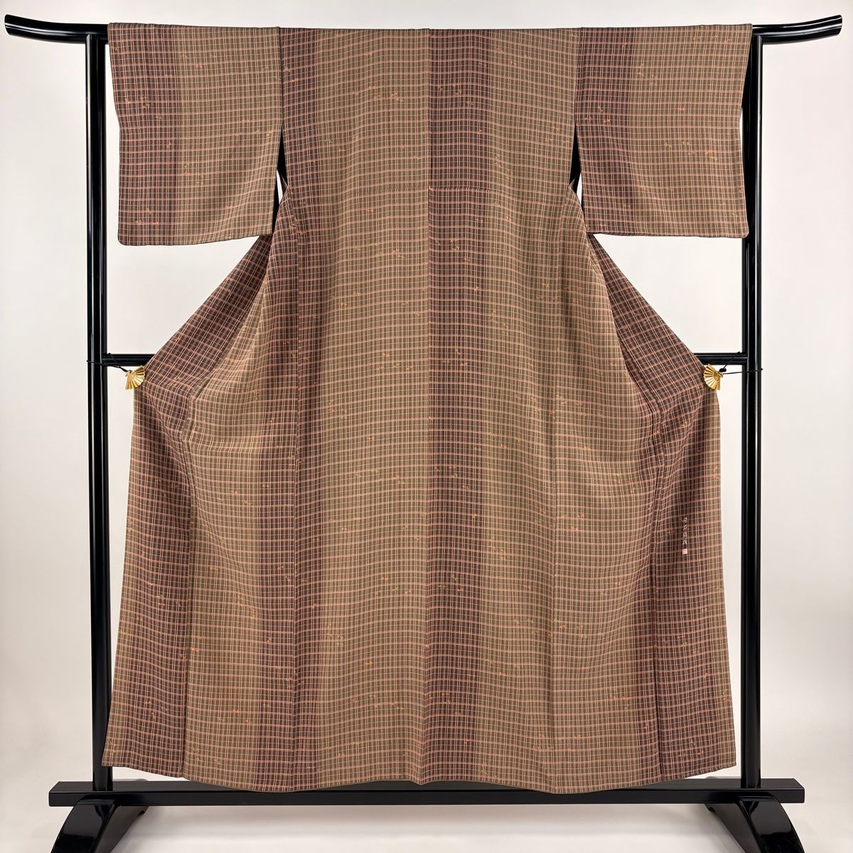 美品　小紋着物　さが美　染谷梅治　広衿　袷　裄69.5cm　丈166.5cm 楽天市場】【新古品】 江戸小紋 訪問着 着物 正絹 袷 伝統工芸士