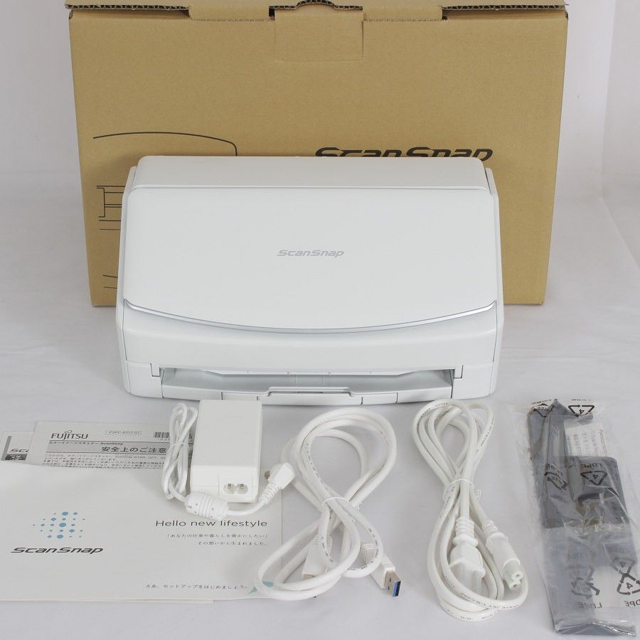 【美品】ScanSnap iX1500 スキャンスナップ 白スマホ・タブレット・パソコン