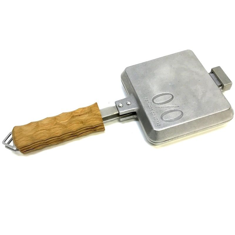 neru design works AL_Cooker ホットサンドメーカー キッチン用品 鍋 フライパン グリルパン 直火プレート 直火式ホットサンド アウトドア キャンプ BBQ ネルデザインワークス TA2678