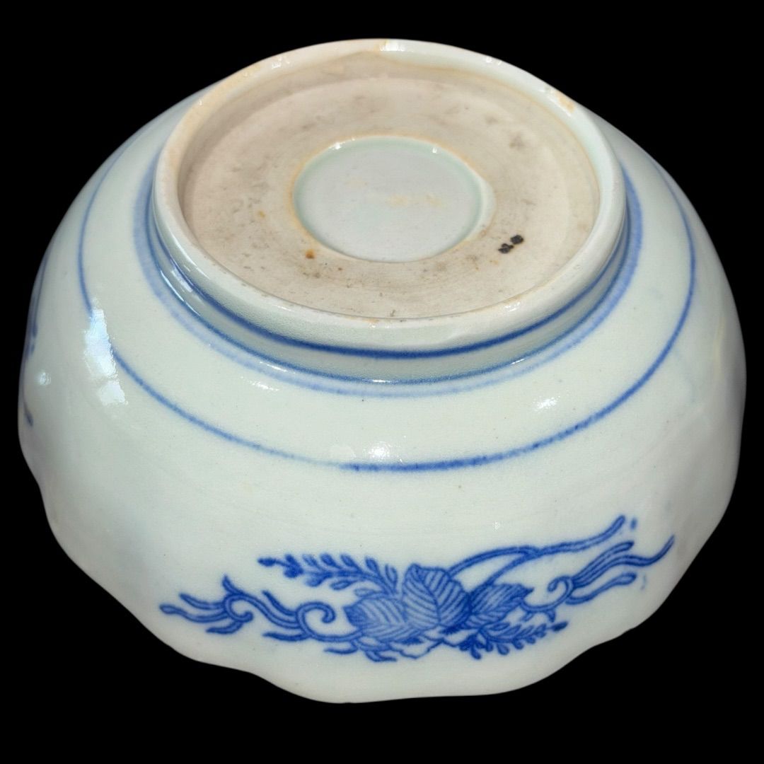 古伊万里 色絵 金襴手 唐草金彩 蓋茶碗 - 生活骨董と古布の