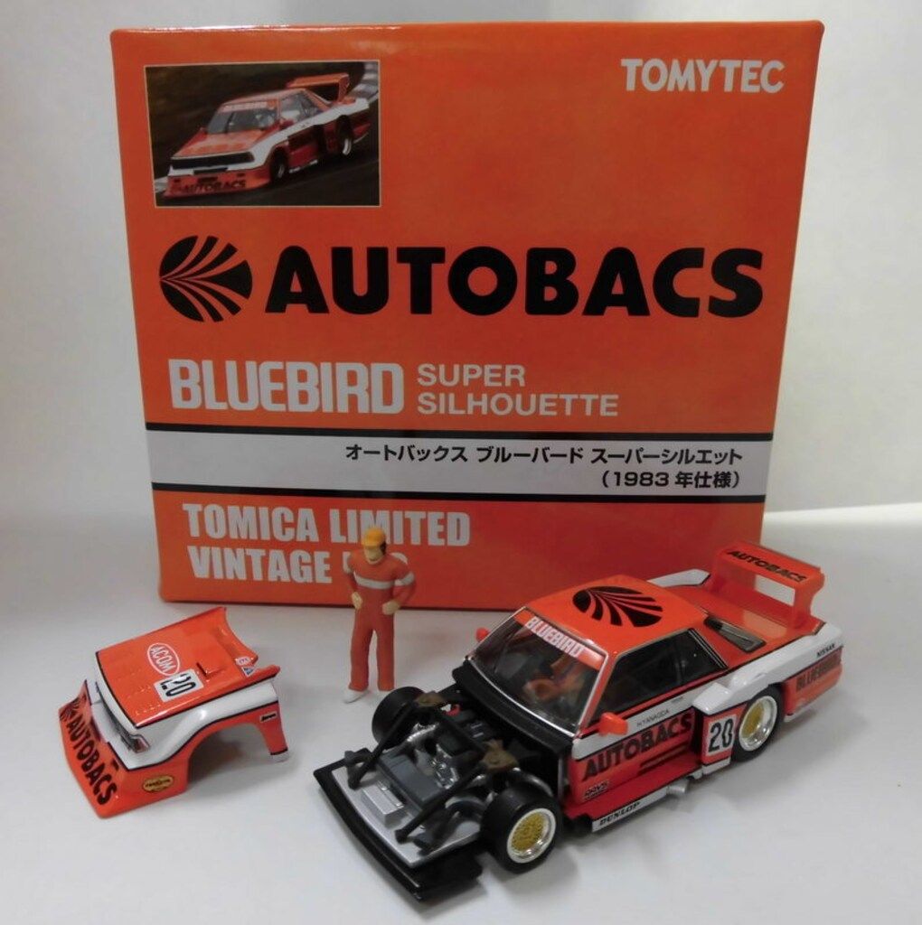 トミーテック TOMICA LIMITED VINTAGE NEO オートバックス ブルーバード スーパーシルエット 1983年仕様