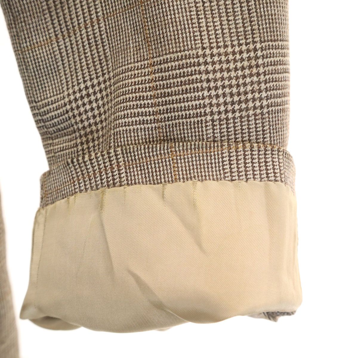 最高級素材ロロピアーナカシミヤ100% 日本製 テーラードジャケット ブラウン DELUXE デラックス 80s 90s カシミヤ100% ロロピアーナ オールド