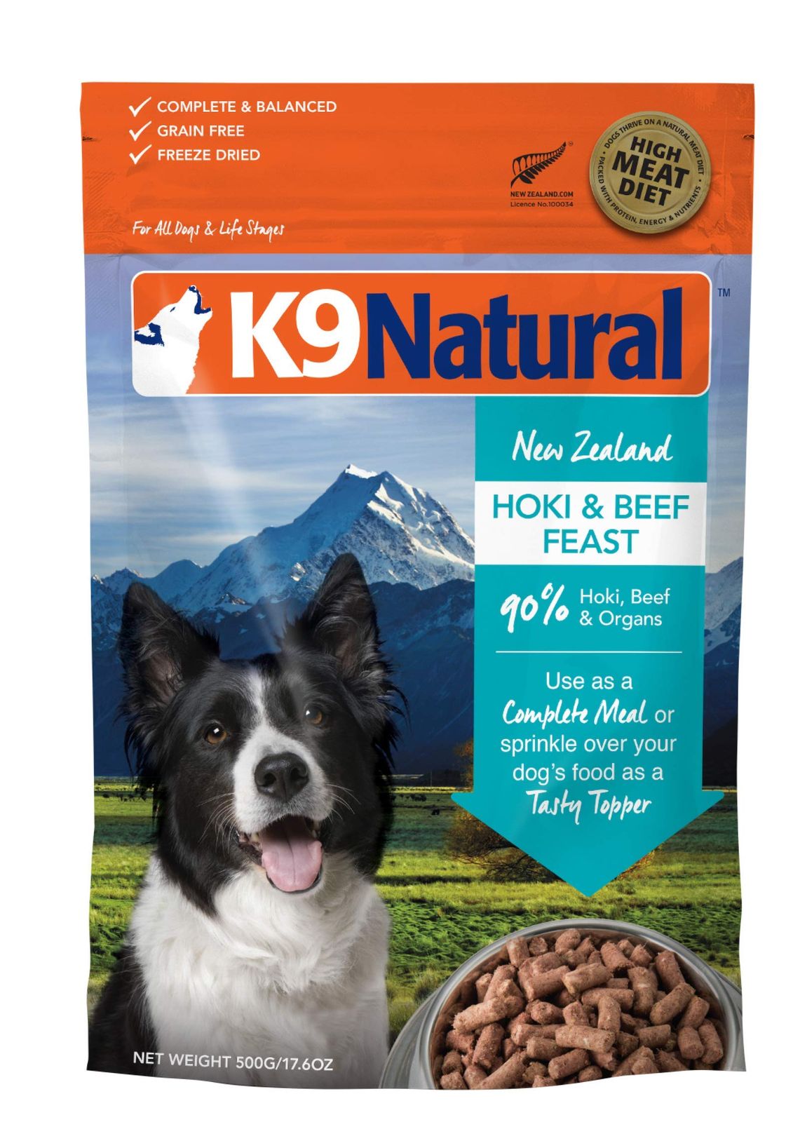 K9Natural ケーナインナチュラル チキンフィースト 500g 犬用品 K-9