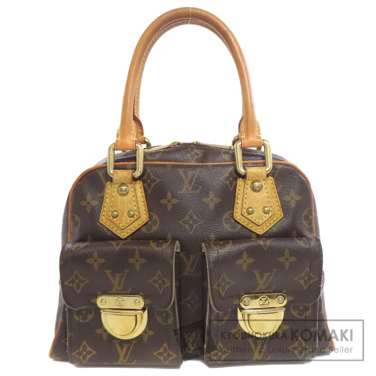 LOUIS VUITTON ルイヴィトン M40026 マンハッタンPM トートバッグ モノグラムキャンバス レディース