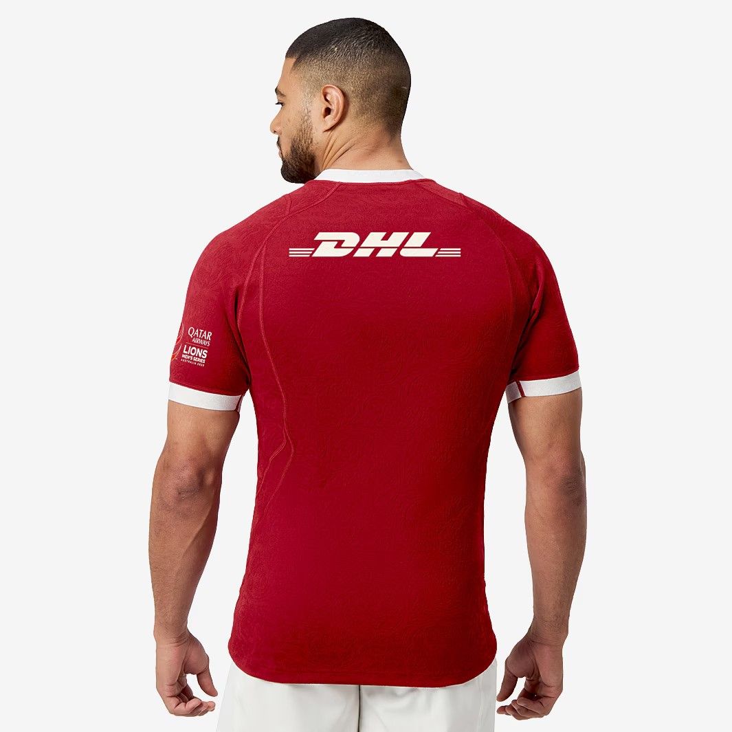 送料無料 匿名配送 カンタベリー ラグビー ブリティッシュ&アイリッシュ ライオンズ 2025 テスト ジャージ 赤 レッド 公式モデル 日本未発売