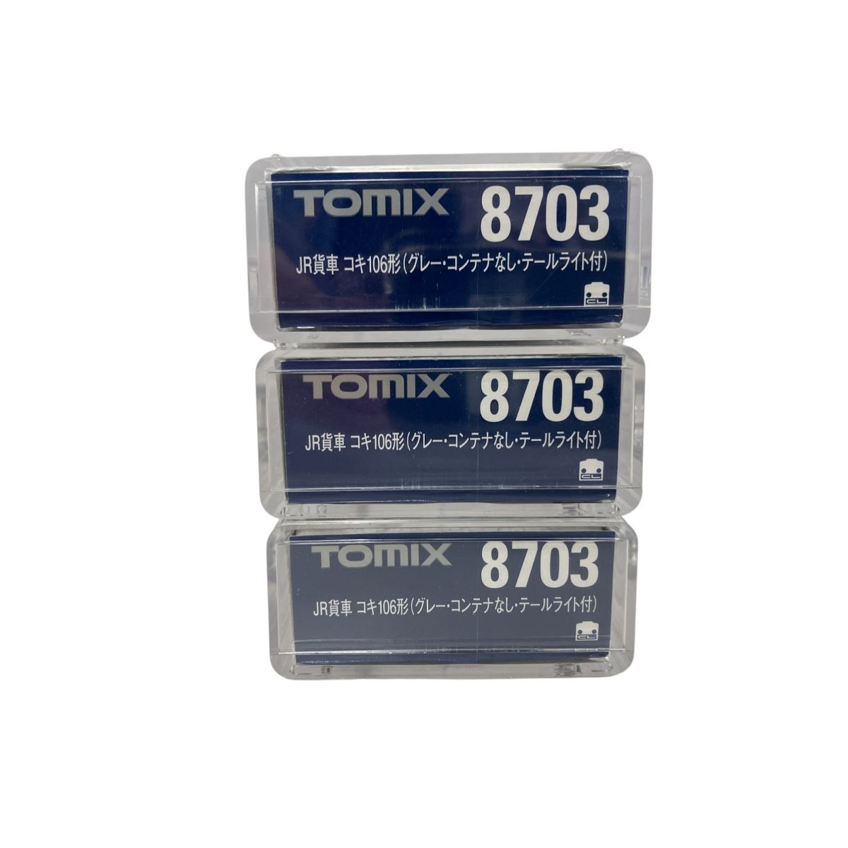 N*様 63) 鉄道模型　TOMIX JR貨車コキ106形（グレー・コンテナなし JR貨車 コキ106形（グレー・コンテナなし・テールライト付