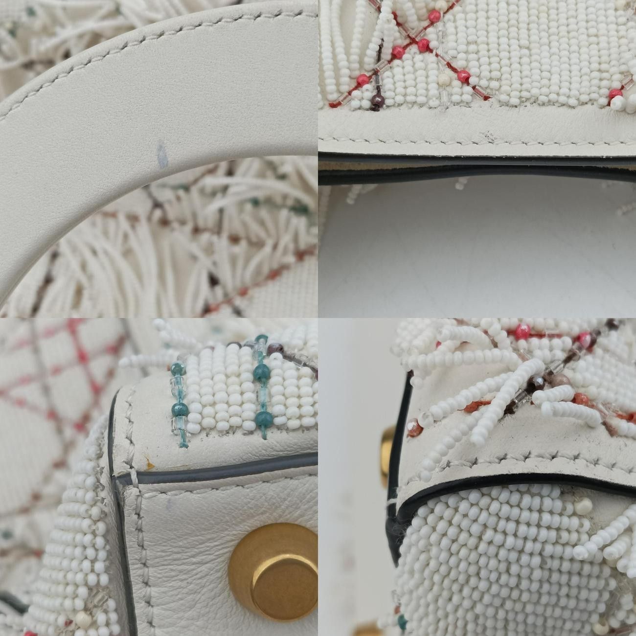 ホワイト レザー