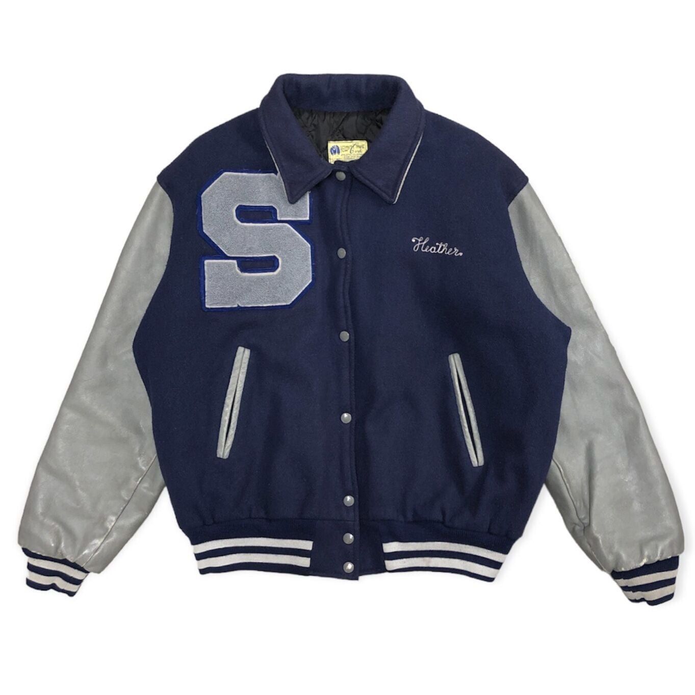 70s HEWITT VARSITY JACKET バーシティー スタジャン ジャケット - www