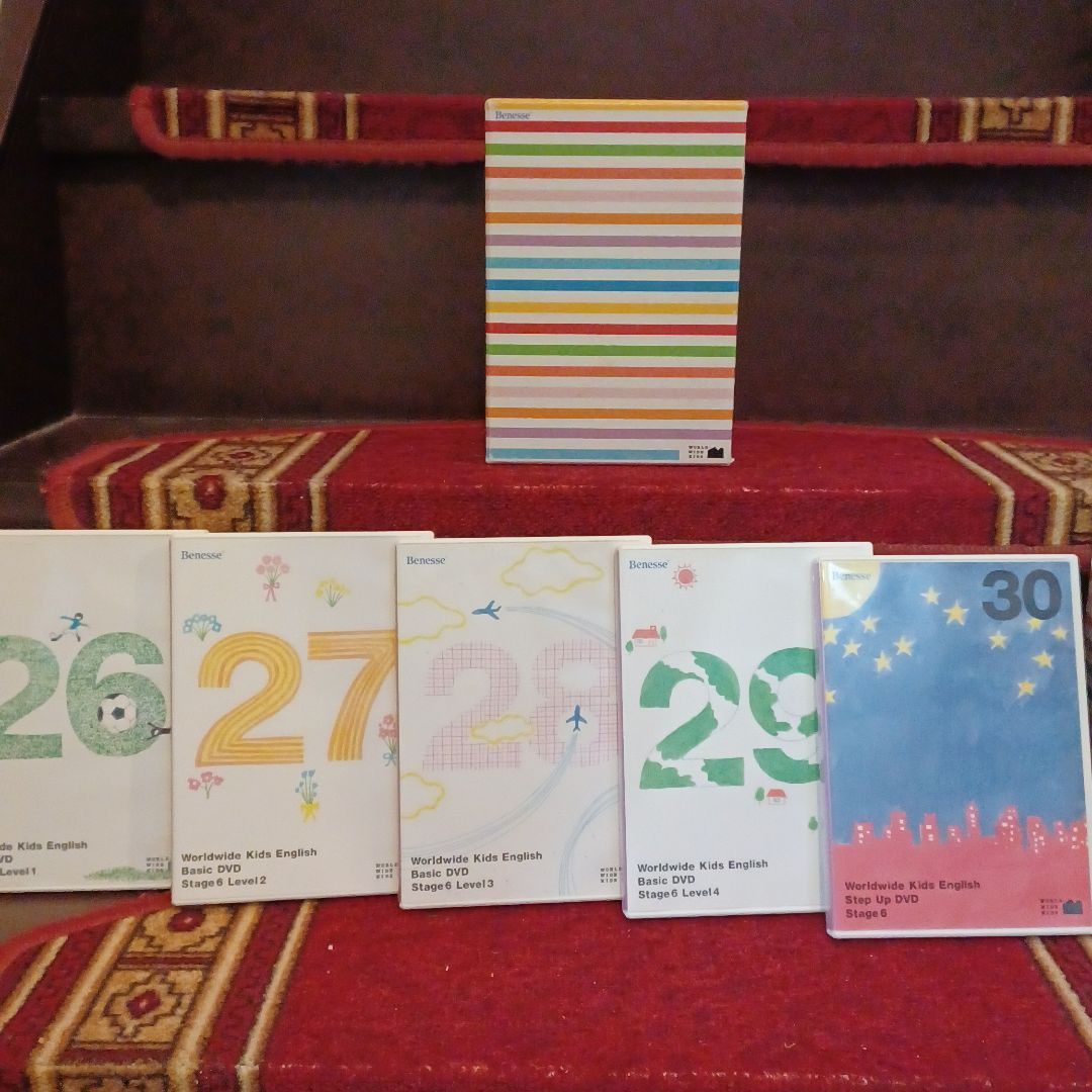  げ ベネッセ英語ワールドワイドキッズ④⑤ DVD各5本セット 知育玩具 ベビー キッズおもちゃ