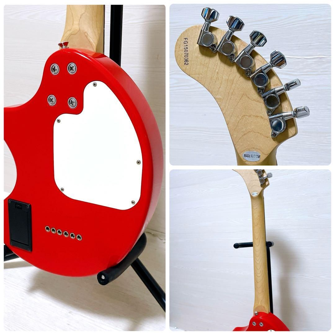 美品 FERNANDES ZO-3 赤 レッド フェルナンデス ZO-3C 超美品