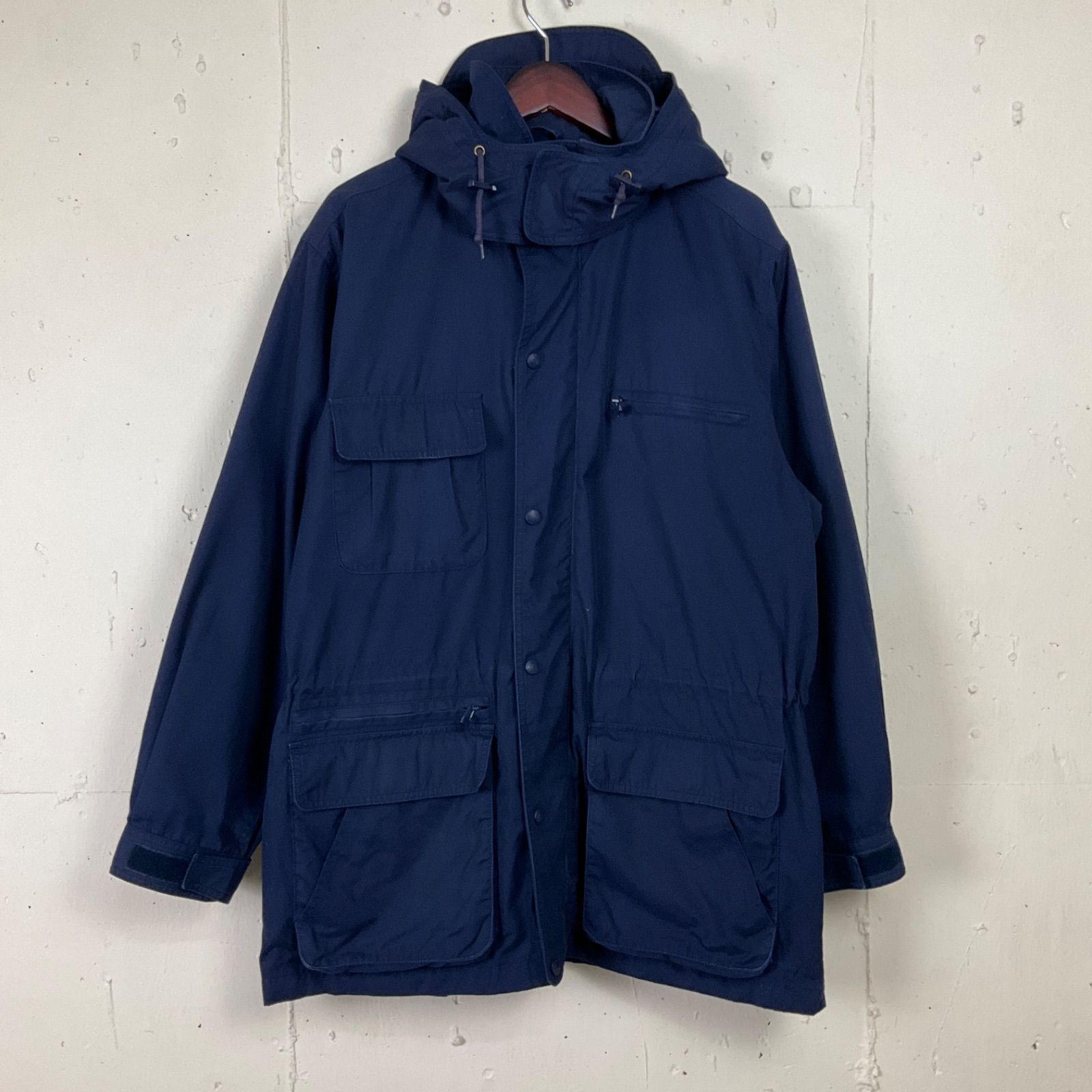 新品未使用 エディーバウアー マウンテンパーカー フード ジャケット ネイビー Eddie Bauer エディーバウアー マウンテンパーカー アウトドア