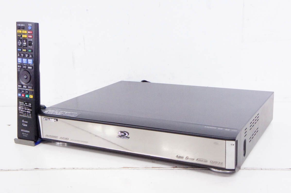 中古】MITSUBISHI三菱 地上/BS/CS110度デジタルチューナー内蔵 ブルーレイレコーダー DVR-BZ200 HDD500GB - メルカリ