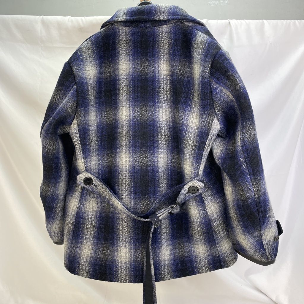 01w-3381 SUBCULTURE サブカルチャー オンブレチェックコート