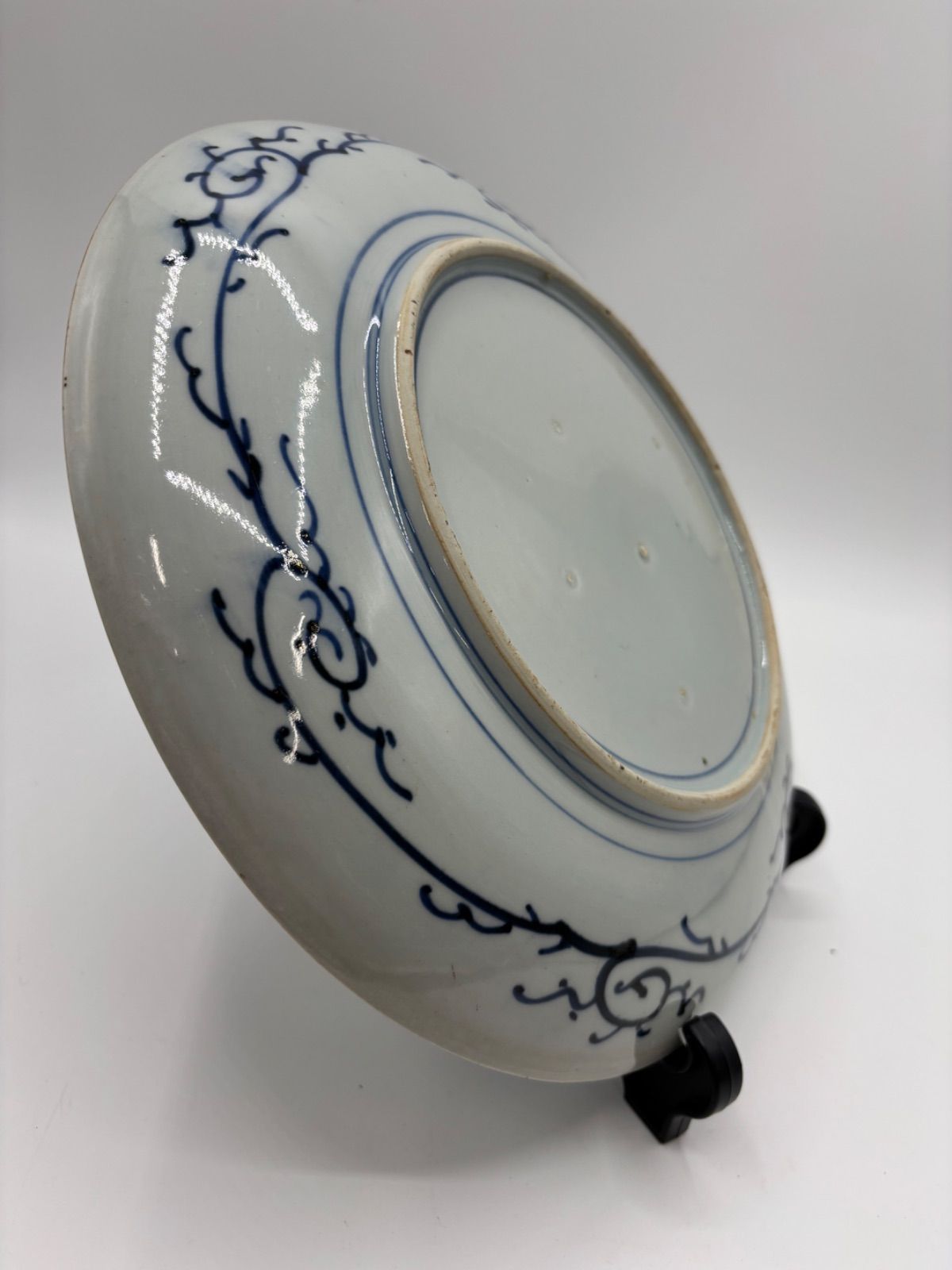 古伊万里 志田窯【染付 芭蕉文 大皿 】29センチ - メルカリ