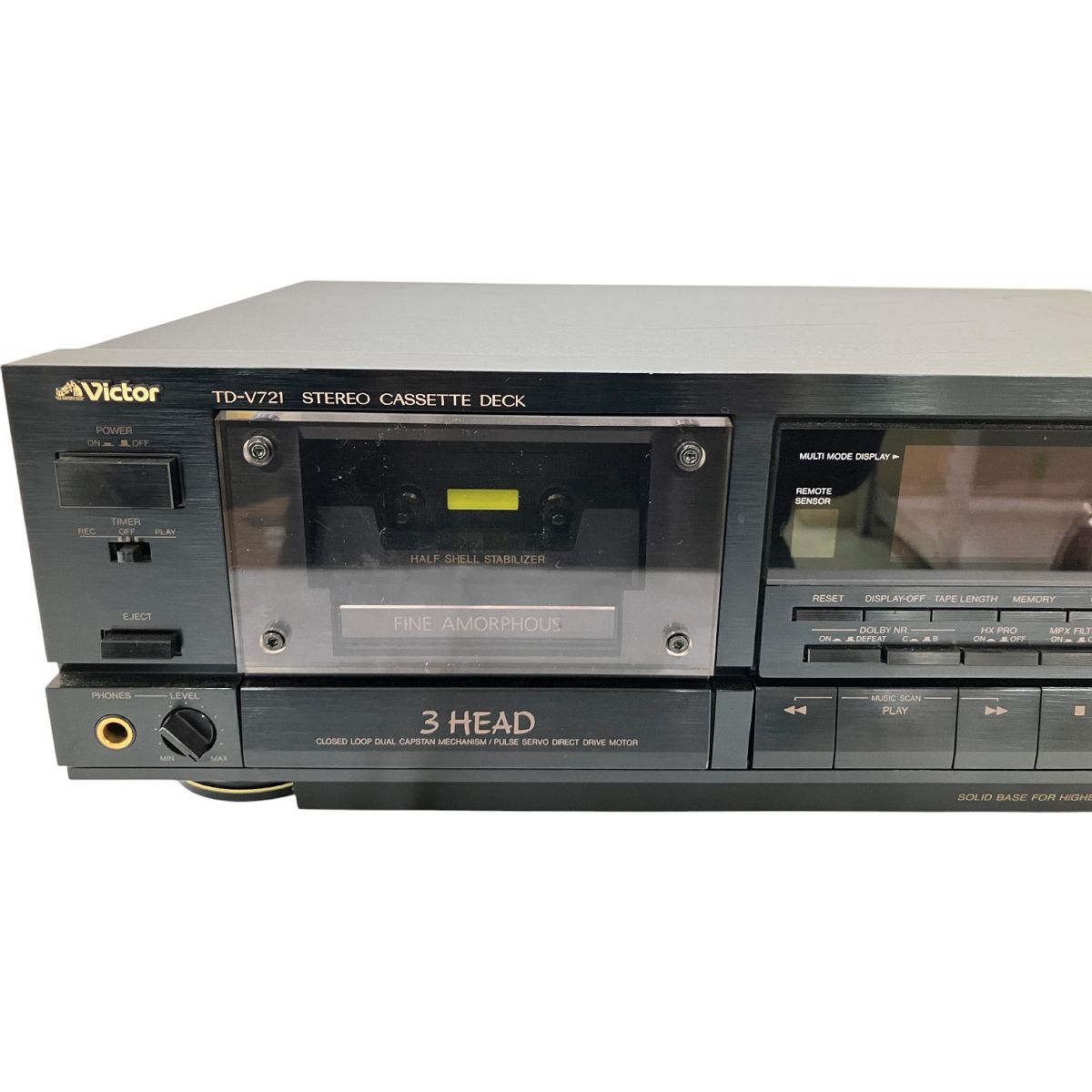 Victor TD-V721 ステレオ カセット デッキ オーディオ 音響機器
