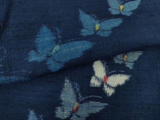 平和屋着物○上質な紬 舞蝶文 正絹 逸品 DAAQ3384ps - メルカリ