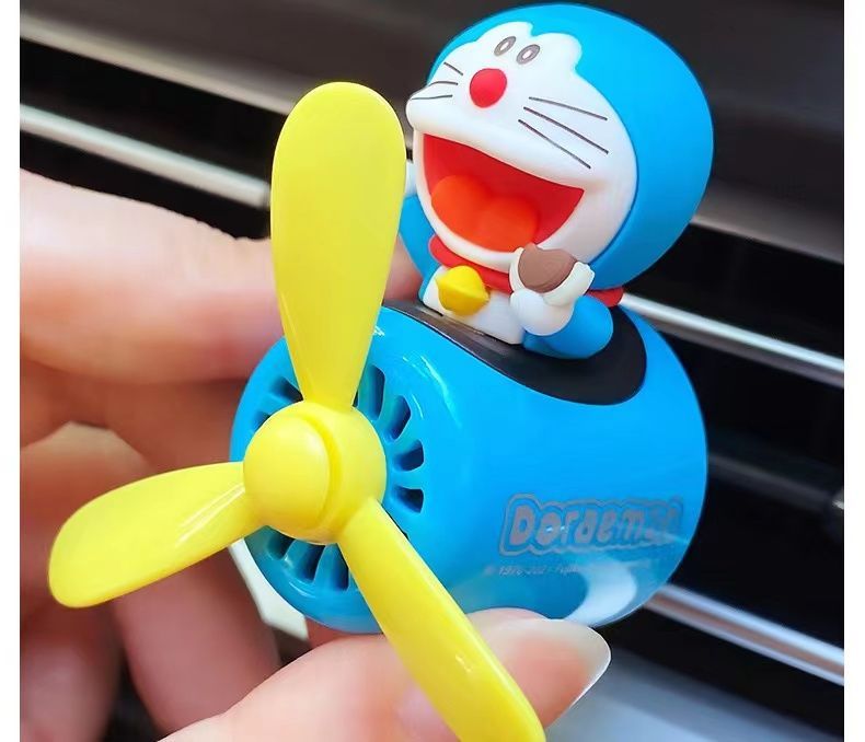 新商品 車内アクセサリー エアコンクリップ 芳香剤 ドラえもん 2点 