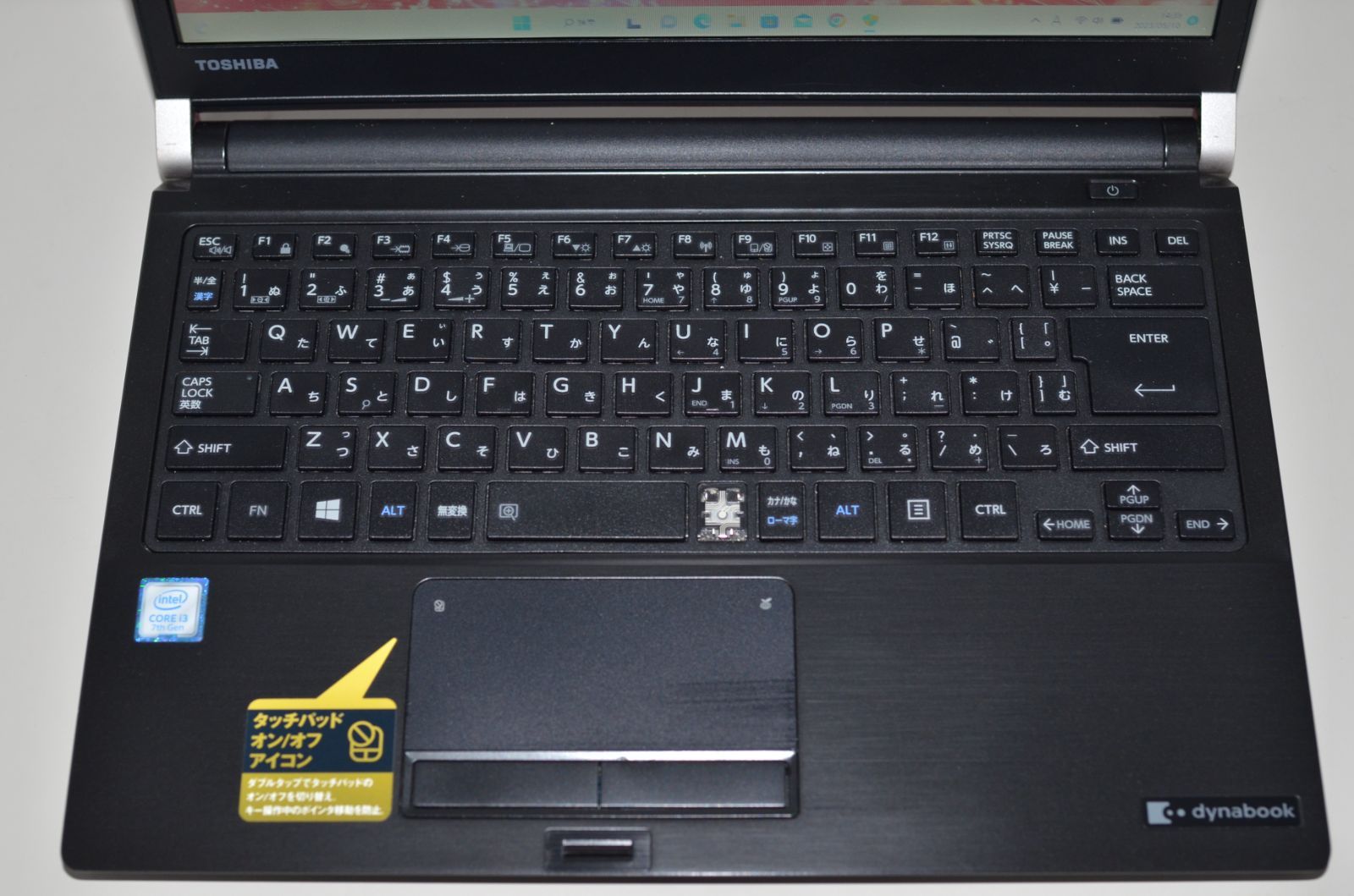 中古軽量ノートパソコン 最新Windows11 東芝dynabook RX73/FRE core i3-7100U/メモリ4GB/爆速SSD256GB/13.3インチ/無線内蔵/webカメラ 小型 軽量 中古パソコン 東芝 dynabook RX73/J Windows11 Home Core i5