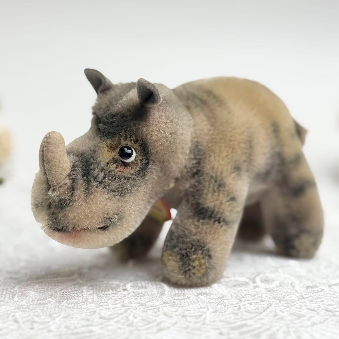 シュタイフ★Rhinoceros Nosy★(最小)サイのノージー/ライノセロス 送料無料☆シュタイフ☆Rhinoceros Nosy☆(最小)サイのノージー