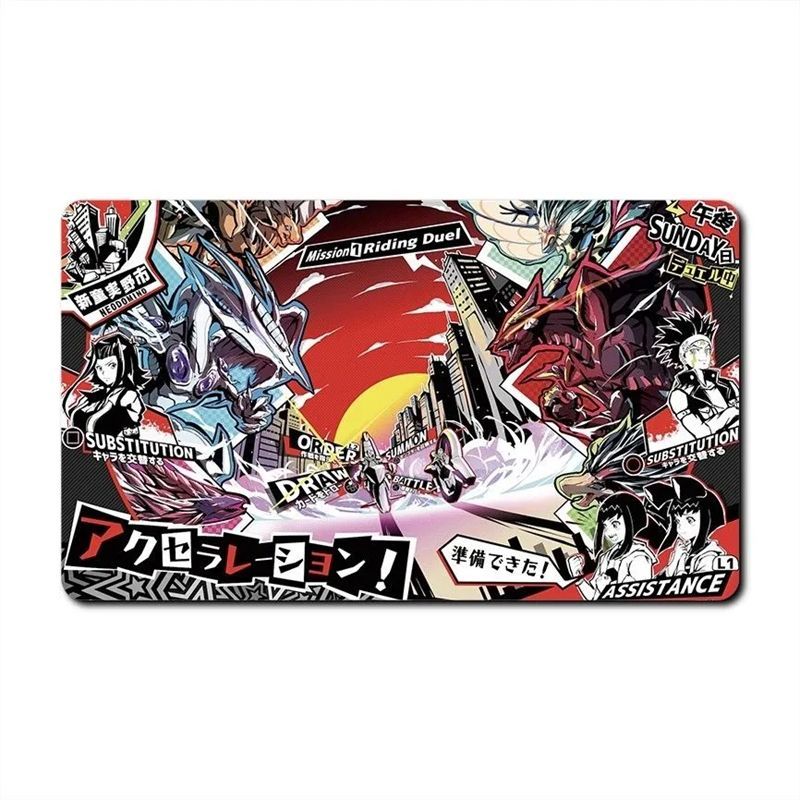 プレイマット ラバーマット マット 遊戯王 ペルソナ風 5DS 集合
