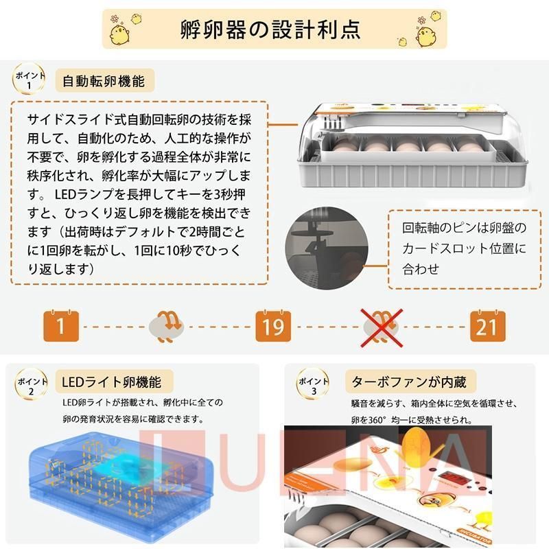 自動転卵 デジタル表示