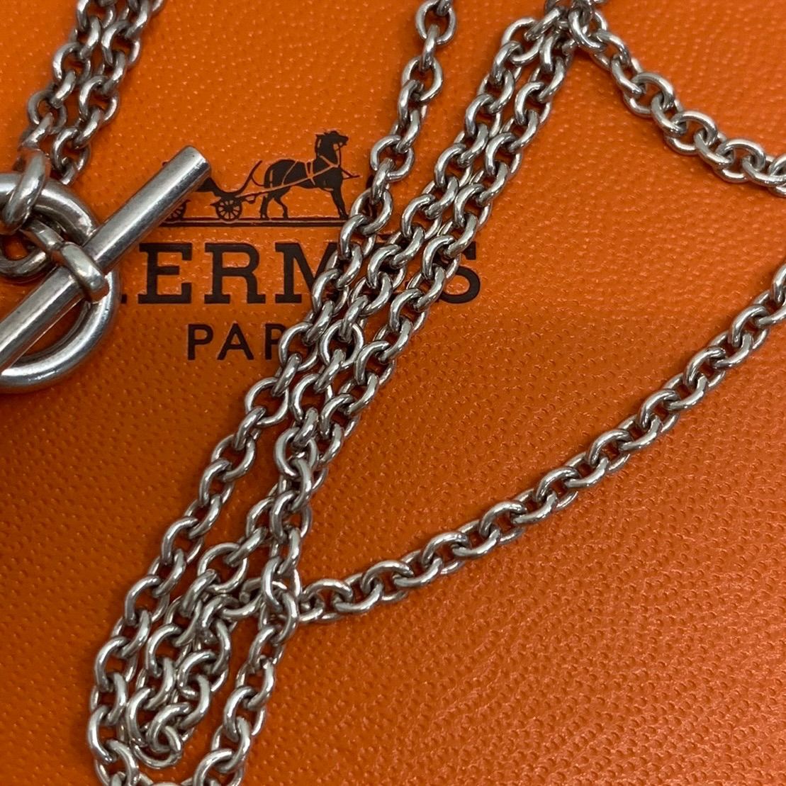 HERMES エルメス バーキン アミュレット ネックレス AG925