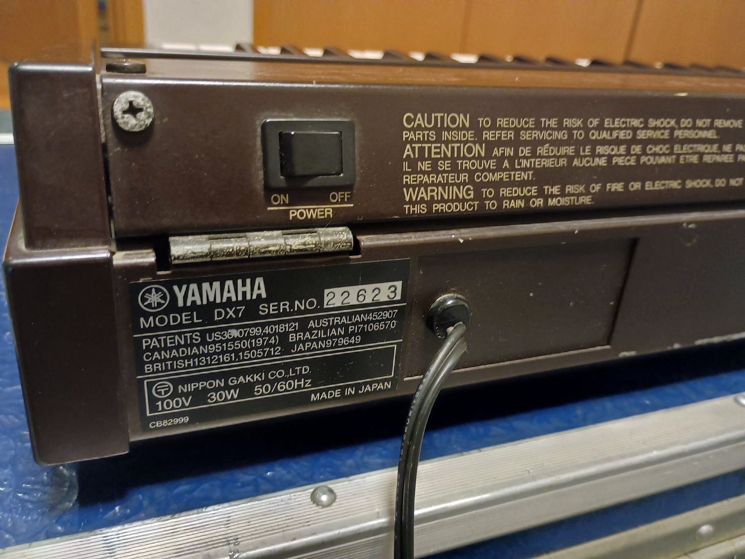 DX-7 バッテリー換装