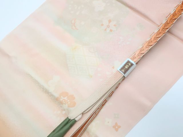 中古】リサイクル着物 和装小物 帯締め帯揚げセット 丸組 帯締 帯揚