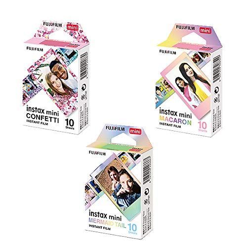 【迅速発送】富士フイルム チェキフィルム 3種セット instax mini 絵柄入りフレームタイプ